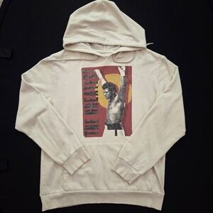 Muhammad Ali‎ The Greatest Graphic Hoodie Mens Sweatshirt Cream Size M